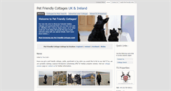 Desktop Screenshot of petfriendly-cottages.co.uk